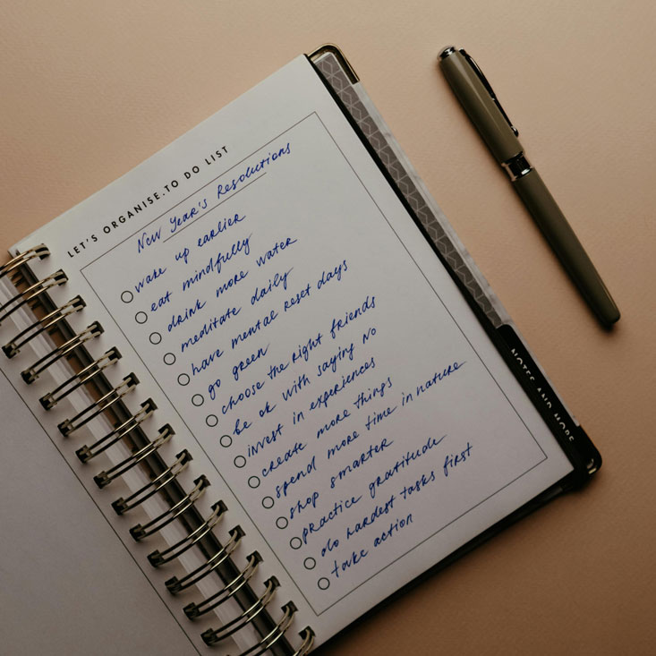 Lista de tareas domésticas para organizar la casa